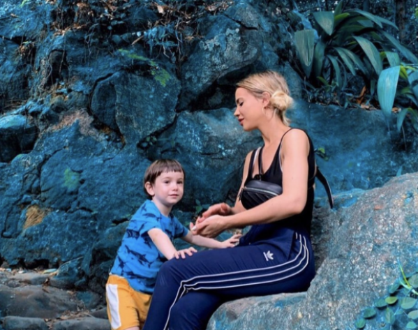 Celeste Cid compartió un tierno posteo por el cumpleaños de su hijo: "Sos un ecosistema re grande de mariposas en mi panza"