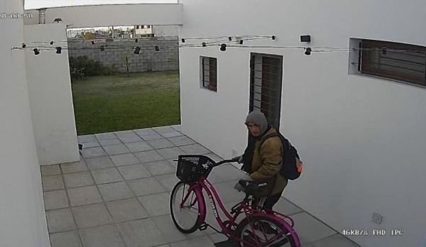 Intent&oacute; robar una m&aacute;quina para cortar pasto, no lo logr&oacute; y se llev&oacute; una bicicleta en La Plata