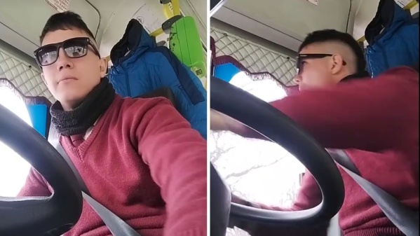 “Subí vos, amigo”: el video viral de un chofer platense que se cansó de la cortesía entre pasajeros