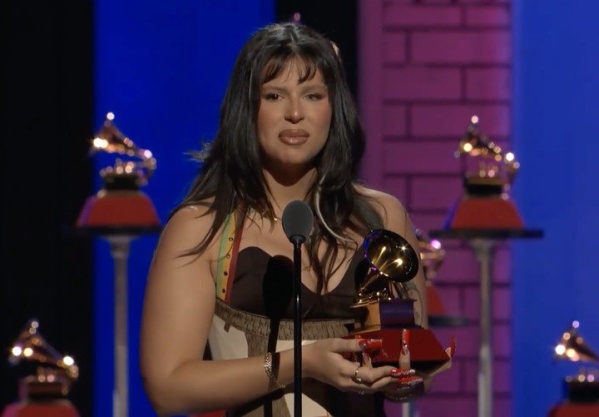 Nathy Peluso ganó un "Grammy Latino" y lo festejó en sus redes sociales