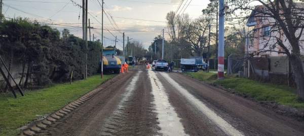Comenzaron con el tramo final del nuevo corredor productivo de calle 467