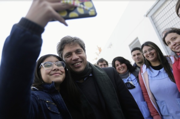 Kicillof inaugur&oacute; un jard&iacute;n en Marcos Paz: "Es un d&iacute;a de mucha alegr&iacute;a"