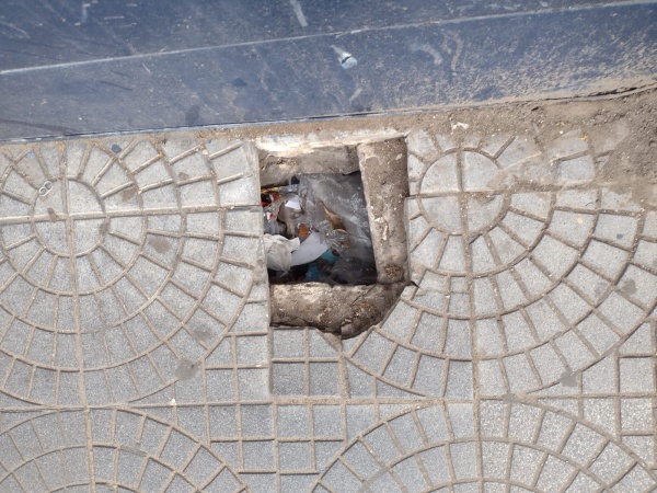 "Roto y tapado de basura", as&iacute; mostr&oacute; una vecina de La Plata c&oacute;mo est&aacute;n las veredas