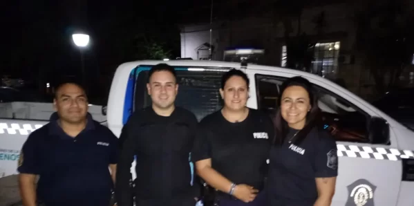 Policías de La Plata salvaron a una nena que se estaba ahogando en Abasto