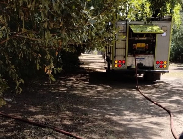 Principio de incendio cerca del Parque San Martín: “Se quemó bastante el lugar”