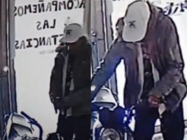 Robaron una moto de adentro del Hospital San Martín a plena luz del día: el delincuente quedó filmado