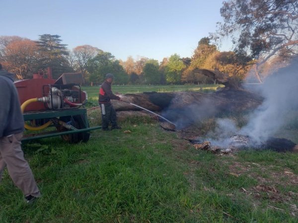 Ya hubo dos incendios en lo que va del mes en el Parque Pereyra Iraola y piden precaución a los visitantes