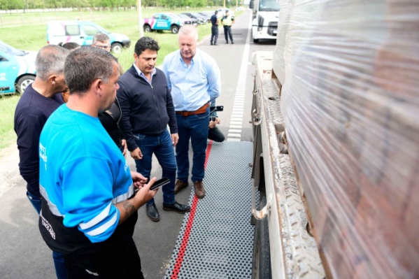 Seguridad vial: Transporte bonaerense retira toneladas de sobrepeso en rutas provinciales