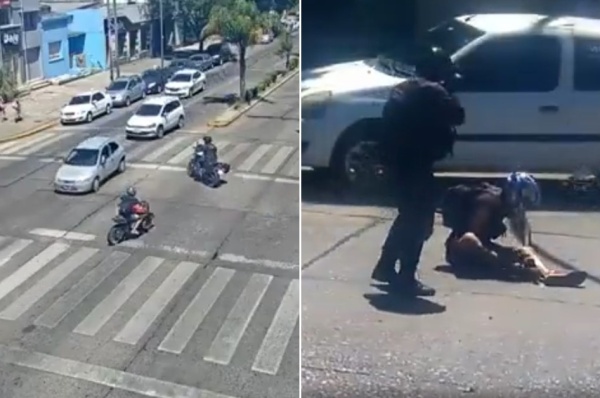 Un ladr&oacute;n protagoniz&oacute; una impactante persecuci&oacute;n en La Plata, choc&oacute; y termin&oacute; en el hospital