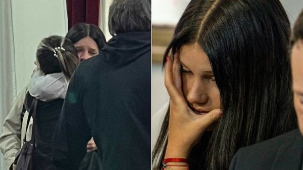 Felicitas Alvite rompió en llanto tras la audiencia previa al juicio por la muerte de un motociclista en La Plata