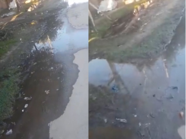 Una gran pérdida de agua en 148 y 54 preocupa a los vecinos