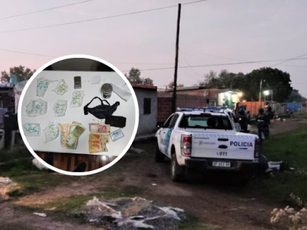 Desbarataron un búnker que vendía droga en La Plata: hay un detenido y más de 200 dosis de cocaína secuestradas