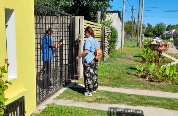 Visita puerta por puerta: recorren casas de La Plata para detectar síntomas de dengue