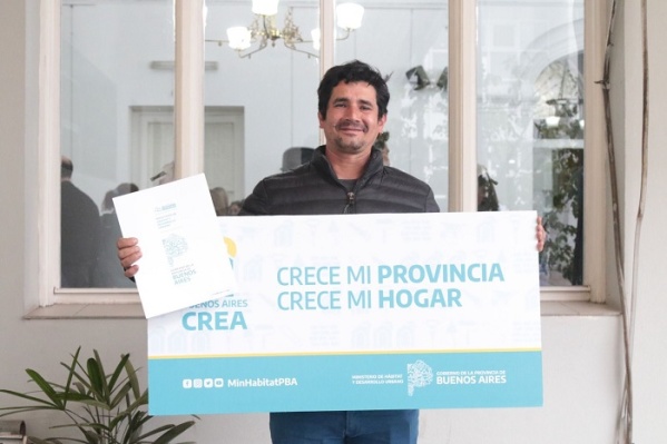 La Provincia entregó más créditos del programa Buenos Aires CREA, destinados a mejorar, refaccionar y ampliar hogares
