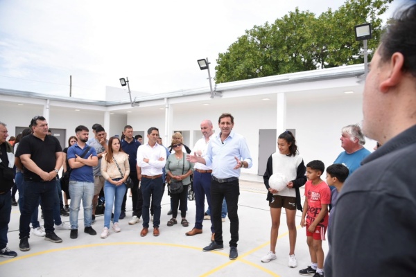 Garro abrió un nuevo Centro de Integración Comunitaria en Altos de San Lorenzo: "Es fundamental para el barrio"
