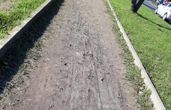 Piden que arreglen el circuito aeróbico de calle 72