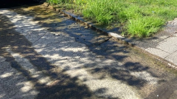 Vecinos denuncian tres pérdidas de agua en una cuadra en Villa Elvira y advierten focos de propagación de mosquitos