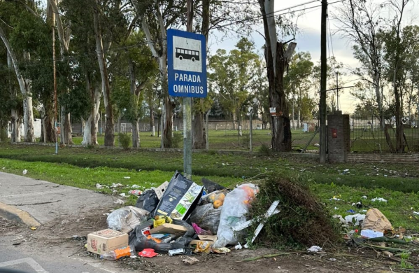 Vecinos se quejan por un basural en la zona de 137 y 81