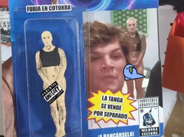 "La tanga se vende por separado": hicieron la muñeca de Furia de Gran Hermano desnuda y se volvió mega viral