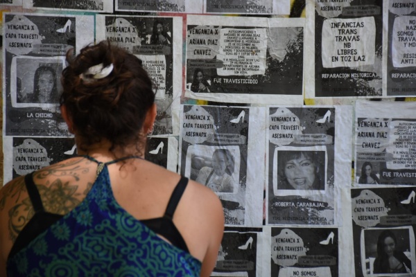 Las calles de La Plata presenciaron el pedido de justicia por el travesticidio de Ariana
