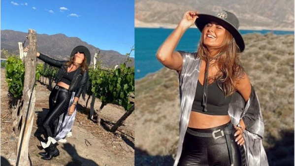 Silvina Luna parodió su video en los viñedos: "Y un día volví"