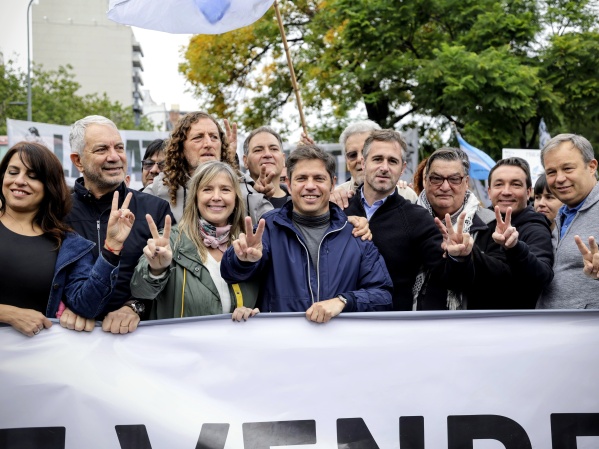 Kicillof en la marcha del 1 de mayo: "El éxito de las políticas del Gobierno nacional implica la derrota de los trabajadores"