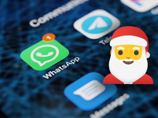 Whatsapp llega con espíritu navideño y cambia una función para esta navidad
