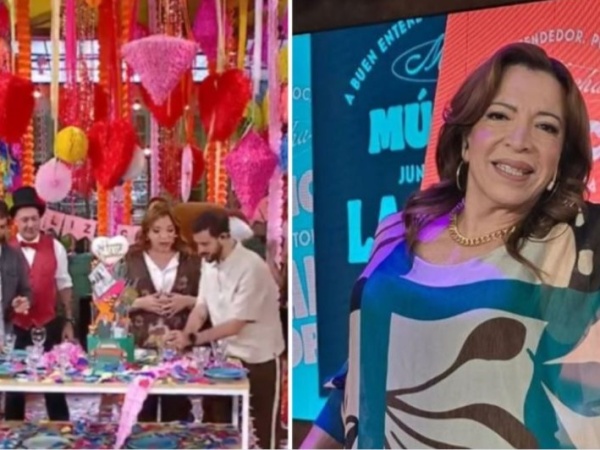 Lizy Tagliani festejó su cumpleaños en vivo en la Peña de Morfi