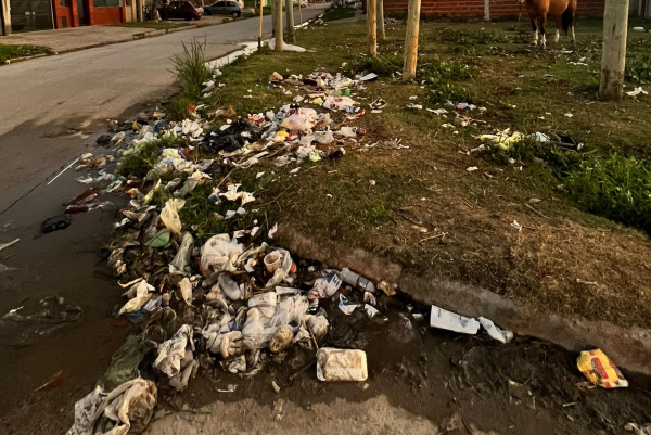 Vecinos de Berisso reclaman por un basural en una esquina