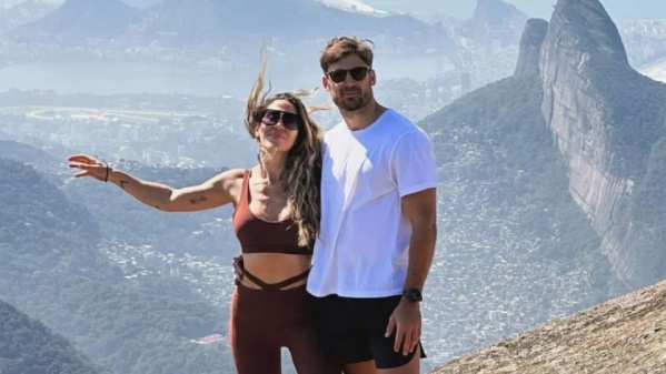 Las aventureras vacaciones de Jimena Bar&oacute;n y su novio, Mat&iacute;as Palleiro, en Brasil