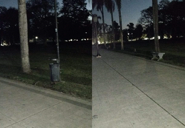 Vecinos piden más luminarias en Parque Saavedra porque “es una boca de lobo”