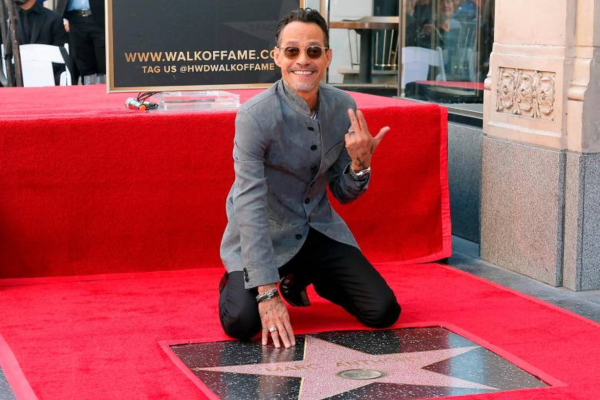 Marc Anthony ya tiene su propia estrella en el Paseo de la Fama de Hollywood