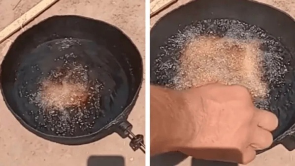 Chaco llegó a los 50 grados y fritaron empanadas en el piso