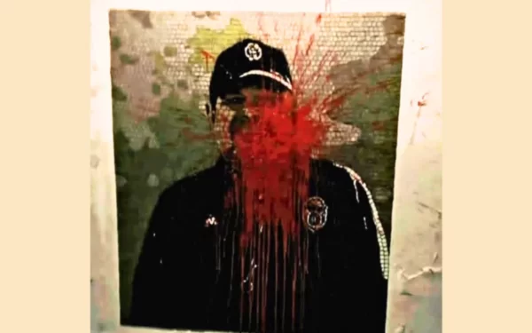 Vandalizaron el mural de Diego Maradona en la cancha de Gimnasia