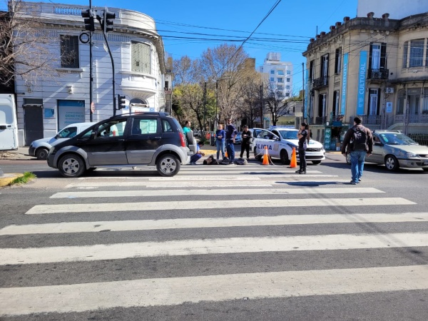 Diversos choques en pleno centro platense