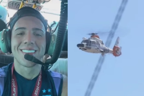 Los jugadores de la Selección recorren la ciudad en helicóptero por el desborde de gente: "No nos permiten avanzar"