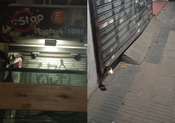 Un grupo de delincuentes menores atacó dos comercios en el centro de La Plata