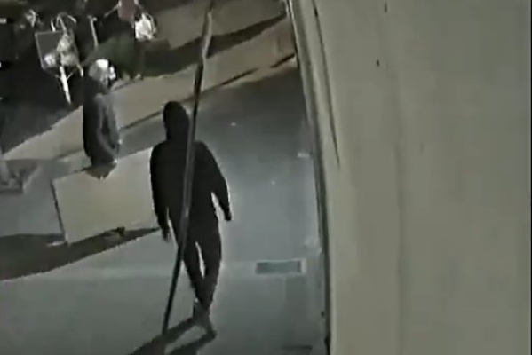 Delincuentes realizaron actos de vandalismo en el barrio La Loma