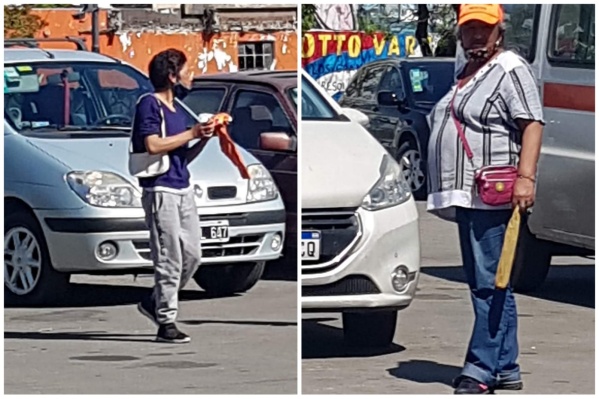 En Berisso, un hombre denunció a dos mujeres que golpean y rayan autos en la vía pública: "Están con tres tipos borrachos"