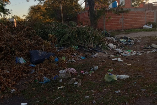 Vecinos de 62 y 162 bis reclaman por "la calle de tierra desnivelada y un basural que ya formó una montaña"