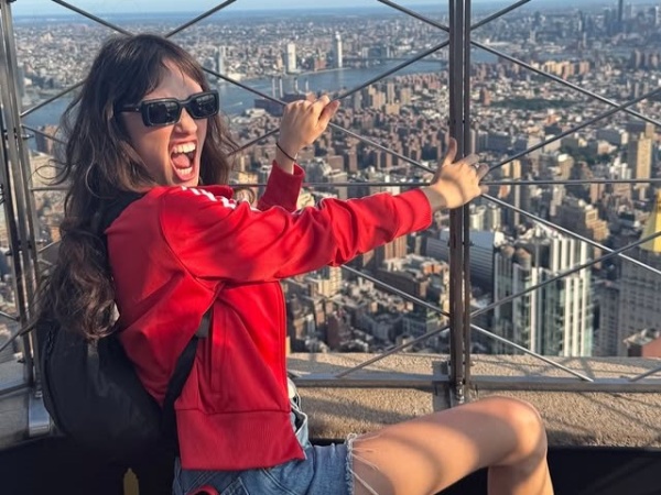 El primer cumpleaños de Cande Vetrano como mamá, en Nueva York