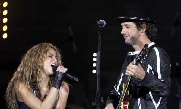 Shakira recordó a Gustavo Cerati en su show en Argentina