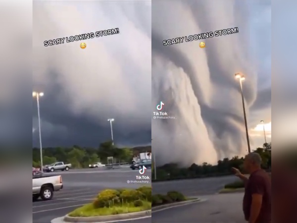 Como salida de una película, filmaron una impresionante tormenta y se viralizó en Tiktok: "Hora de dejar este planeta"
