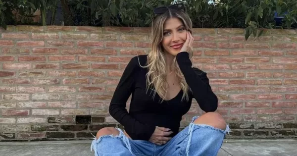 Cande Ruggeri celebró su semana 31 con una rutina de gym adaptada a su embarazo