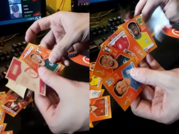 "Que mier... está pasando": compró 6 paquetes de figuritas y en vez de 30 le vinieron 26