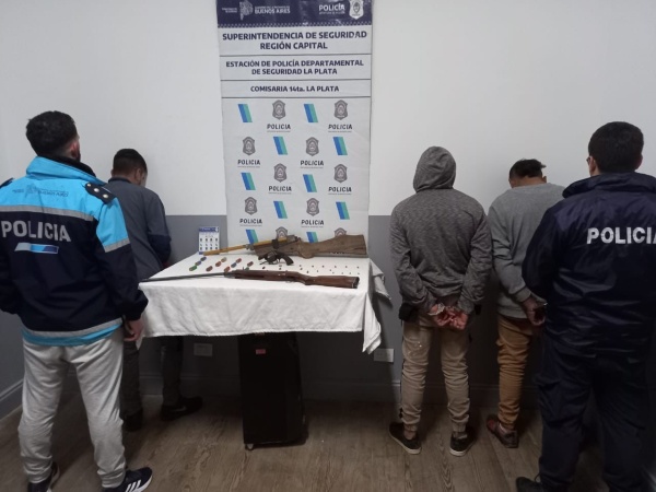 Detuvieron a tres delincuentes que cometían entraderas en La Plata