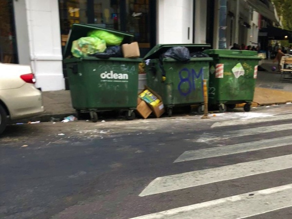 Quejas por malos olores en el centro de La Plata