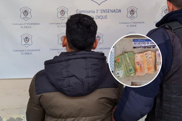Detuvieron en Ensenada al delincuente que robaba en barrio Hipódromo: tenía dosis de droga para su venta y 300 mil pesos