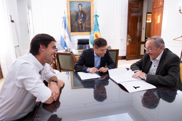 Axel Kicillof recibió a intendentes de la Provincia
