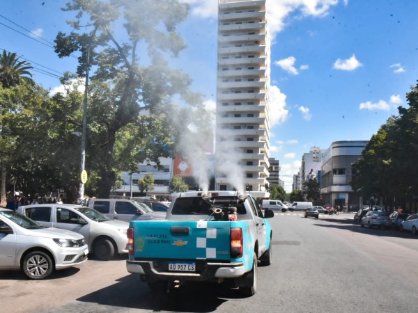 Desde el centro hasta los barrios: el Municipio de La Plata multiplicó la fumigación por la ola de mosquitos